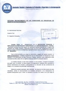 Peticiona reconocimiento de las condiciones de percepción de beneficio de racionamiento